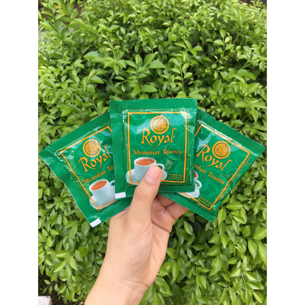 [TIẾT KIỆM][SET 3 GÓI NHỎ 20g] - TRÀ SỮA ROYAL MYANMAR TEAMIX - DATE 2028