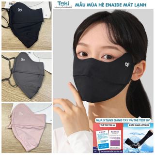 Khẩu Trang Chống Tia UV, Chống Nắng Chính Hãng ENAIDE UPF 50+ Toàn Mặt Nam Nữ Vải Lụa Mát Lạnh