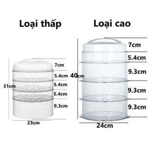 ( giá sỉ)  lồng bàn việt nhật có 2 size ,lồng bàn đa tầng ,lồng bàn trong suốt, tiện lợi