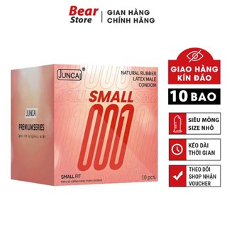 Bao cao su size nhỏ 48mm, 49mm JUNCAI SMALL siêu mỏng nhiều gel kéo dài quan hệ