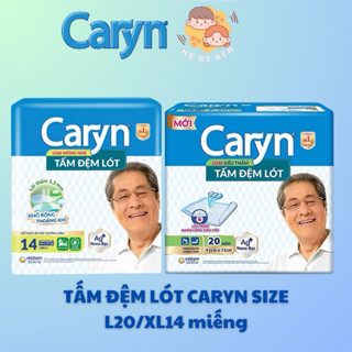 Tấm Đệm Lót Caryn L20 miếng loại siêu thấm/mỏng nhẹ - Miếng lót Caryn chống thấm cho người già