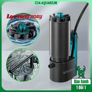 Máy lọc váng xoay Cherlam CCY-001S hút mặt bể cá, hồ thuỷ sinh siêu êm