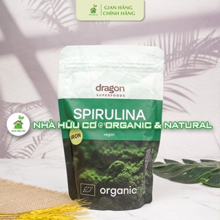 SIÊU THỰC PHẨM - Bột TẢO XOẮN SPIRULINA hữu cơ Dragon Superfood 200g/100g - Nhà hữu cơ