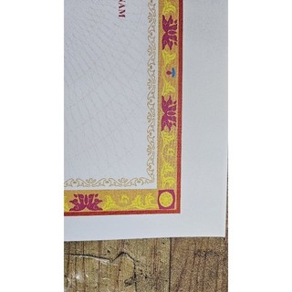 Phôi giấy khen đảng viên A4