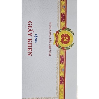 Phôi giấy khen đảng viên A4