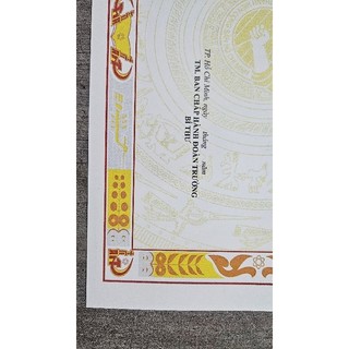 Phôi giấy khen Đoàn thanh niên