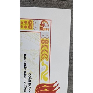 Phôi giấy khen Đoàn thanh niên