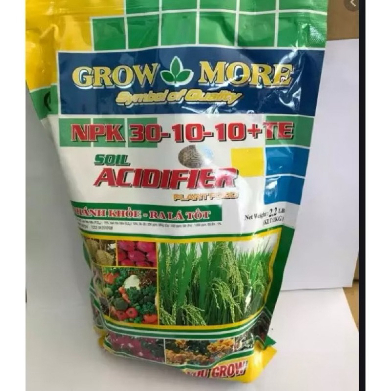 PHÂN BÓN LÁ NPK 30-10-10 +TE GROWMORE - USA (1kg)