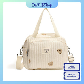 Túi Xách Mẹ Bỉm Sữa Đựng Đồ Đa Năng Phong Cách Hàn Quốc