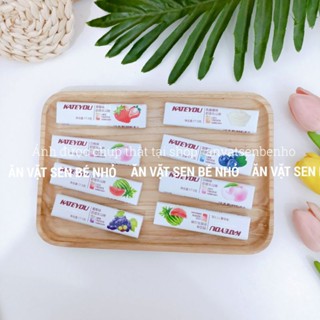  Combo Kẹo sữa chua hoa quả Kate you nội địa Kẹo Mềm Trái Cây Thanh 17G Đồ ăn vặt 