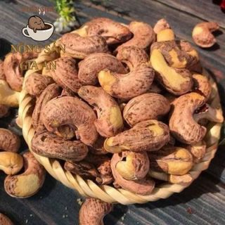 500gr HẠT ĐIỀU BÌNH PHƯỚC NGUYÊN HẠT CÒN VỎ LỤA