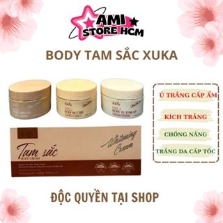 Kem Body Tam Sắc XUKA Trắng Da Cấp Tốc Set 3 Hộp Hàng Chính Hãng