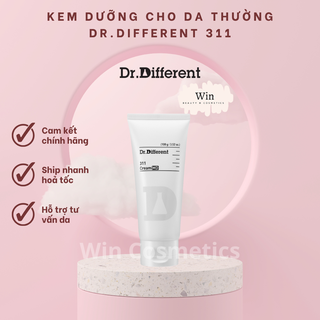 [Hàng công ty] Dr.Different Kem dưỡng Dr.Different 311 (Cho da thường và da khô) 100ml