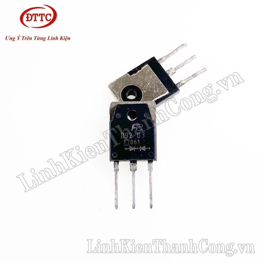 Bộ 3 Chiếc Diode D92M-03 20A 300V (Tháo Máy)