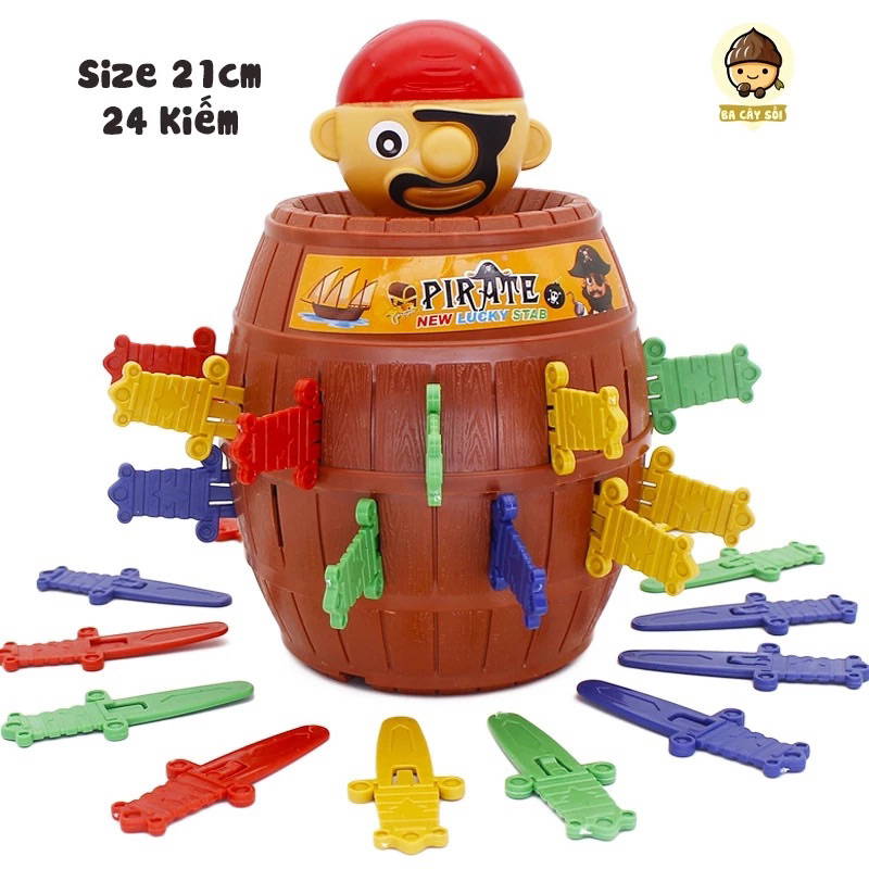 Đồ chơi đâm hải tặc size lớn 24 kiếm, đồ chơi hải tặc giao ngẫu nhiên