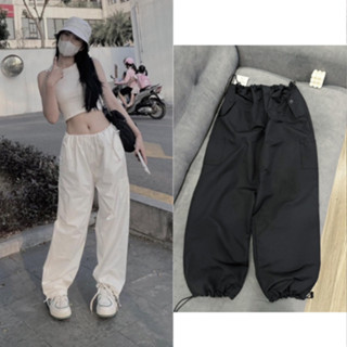 Quần Túi Hôp Nữ Rút Eo Ống Rộng Chất KaKi Loại Đẹp, Quần Jogger Bo Gấu Bigsize 80kg NT