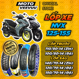 [MTVV] Vỏ lốp xe máy xe Yamaha NVX 125 155 CÁC HÃNG Size zin Trước 110/80-14 Sau 140/70-14 và Size Độ<END>