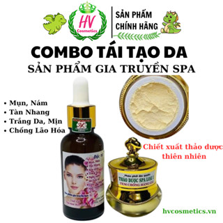 Combo Tái Tạo Da Gia Truyền Giúp Da Căng Bóng Mịn Màng Sạch Nám Mụn Tàn Nhang Hũ 30g