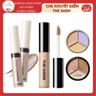  Kem Che Khuyết Điểm THE SAEM Hàn Quốc Cover Perfection Tip Concealer SPF28 PA++ Triệt Sắc Đều Màu Da 