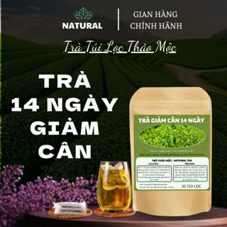 Trà giảm cân DETOX 14 ngày lấy lại vóc dáng, Giảm cân cấp tốc, giảm mỡ bụng, mỡ đùi, vòng eo, giảm cân  thảo mộc