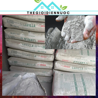  Xi măng đen loại tốt  1 bịch 1kg  xi măng dùng để trộn hồ trám lỗ hỏng khe hở 