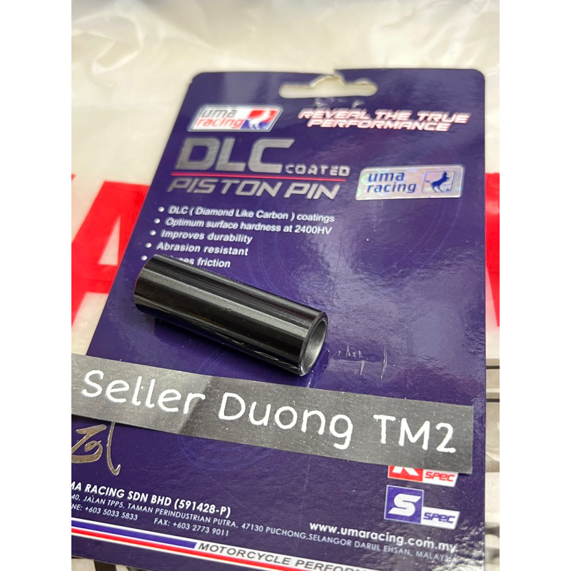 💫🇹🇭🏆ẮC PISTON UMA DLC LIKE CARBON FOR EXCITER SIZE 14*41mm