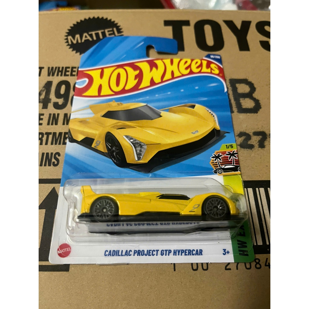 LeHuong Diecast - Xe Hot Wheels Cadilac Project GTP Hypercar (Màu Vàng) Case D 2025