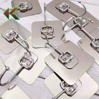 Combo 10 Móc Dán Tường Chịu Lực INOX 304, Chắc Chắn Chịu Tải Trọng Đến 10kg