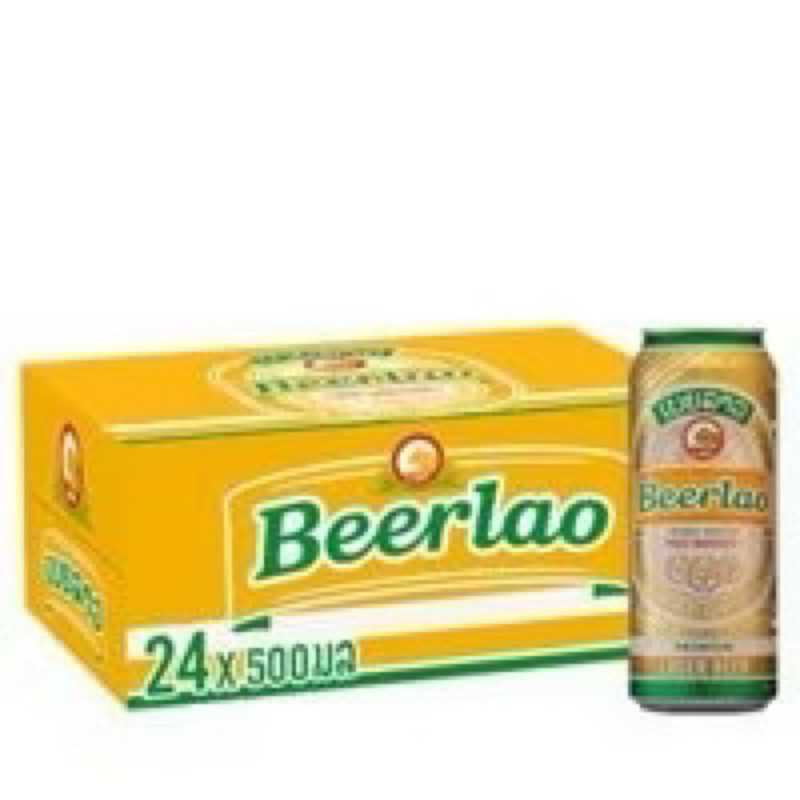 Bia Lào vàng/ Beerlao Prenium Lager – thùng 24 lon 500ml lon cao