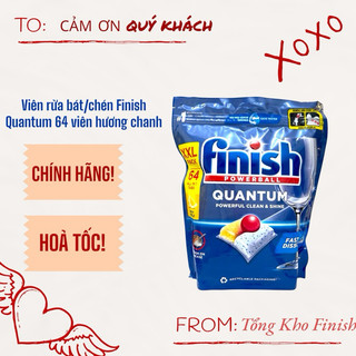 [HN-HCM] Viên rửa bát Finish Quantum - quantum ultimate [cao cấp nhất, Có tem phụ]