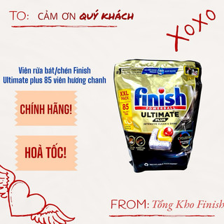 [HN-HCM] Viên rửa bát Finish Quantum - quantum ultimate [cao cấp nhất, Có tem phụ]