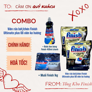 [CAO CẤP NHẤT] Viên rửa bát Finish Ultimate Plus