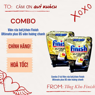 [HN-HCM] Viên rửa bát Finish Quantum - quantum ultimate [cao cấp nhất, Có tem phụ]