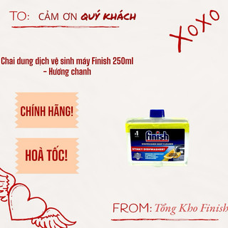Dung dịch vệ sinh máy rửa bát chai 250ml