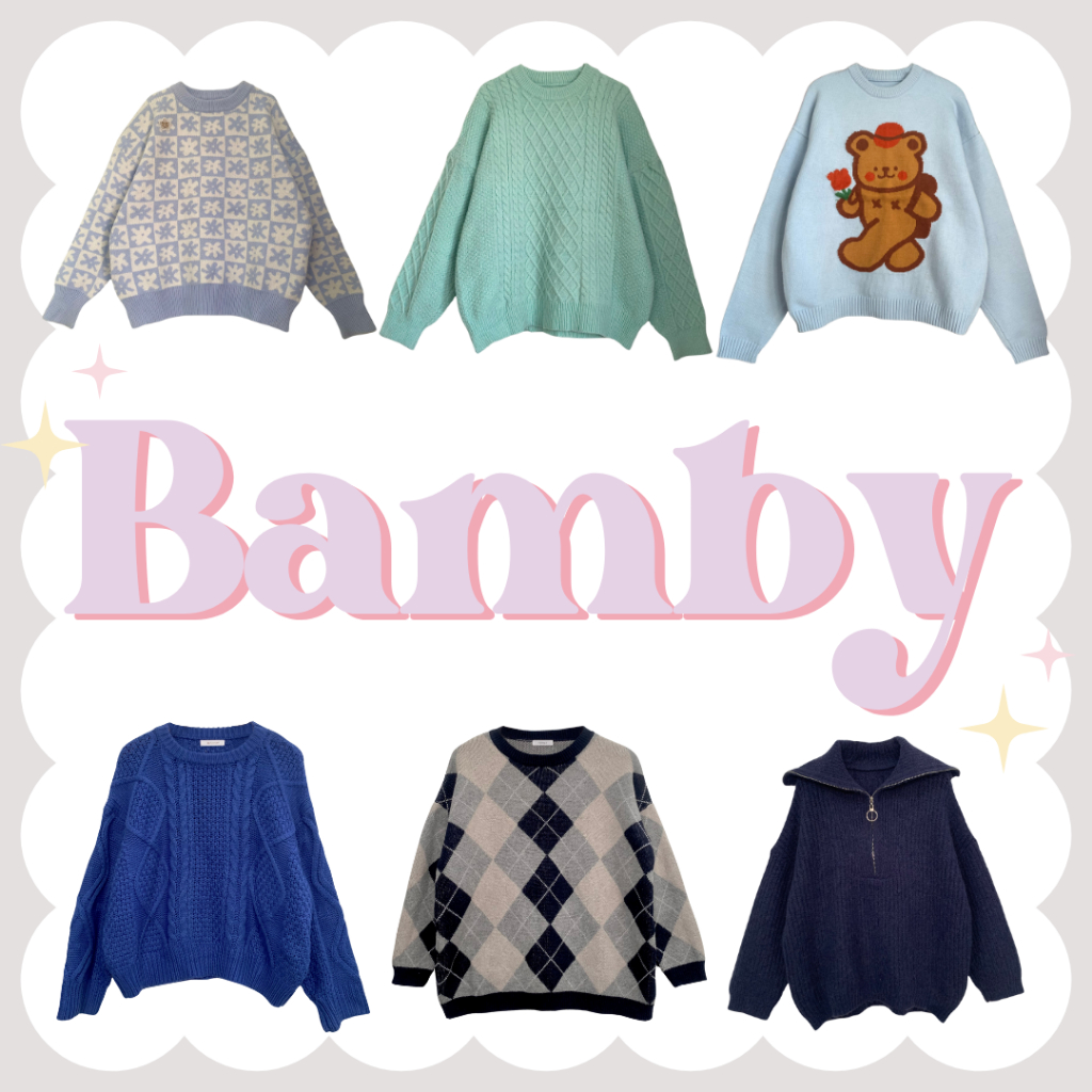 UPDATE 14/02 - [CHỌN MẪU] Áo len 2hand (secondhand) -  MÀU XANH BIỂN