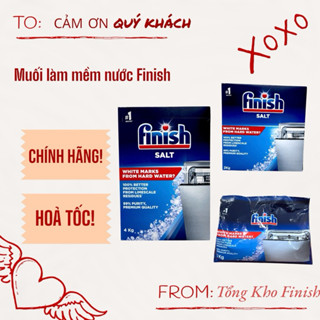 [HN-HCM] Muối rửa bát Finish (Muối làm mềm nước)