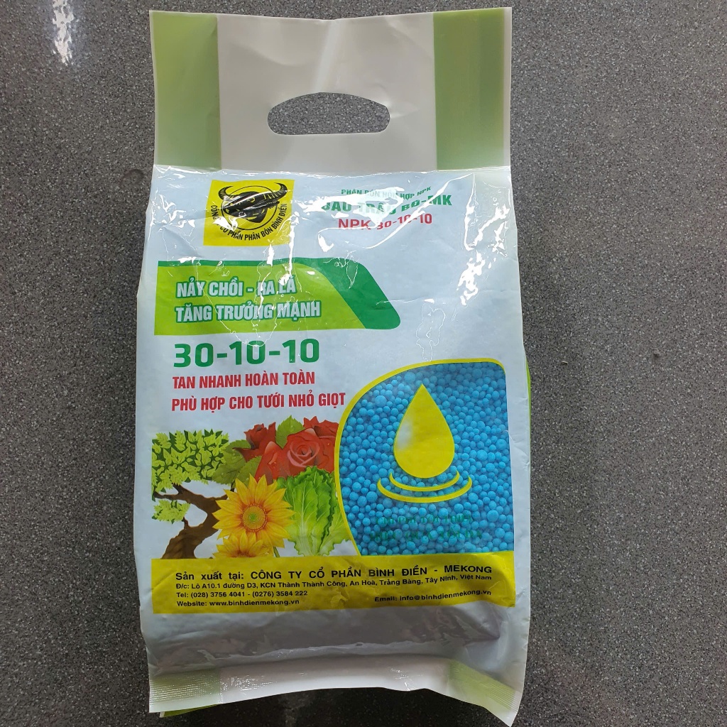 Phân bón lá NPK 30-10-10 gói 1 ký