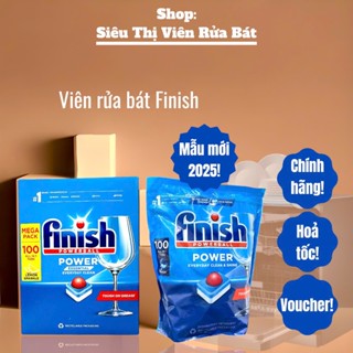 Viên rửa bát Finish Power, Essential, All in 1, Quantum,.. nhiều chức năng, có tem phụ chính hãng