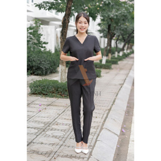 [LẺ ÁO] Scrubs bác sĩ, áo scrubs nữ, quần ao phòng mổ, đồng phục y tế cao cấp cotton Nhật