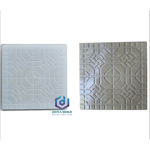 Khuôn đổ gạch lát sân vườn 40 x 40 cm. MK02