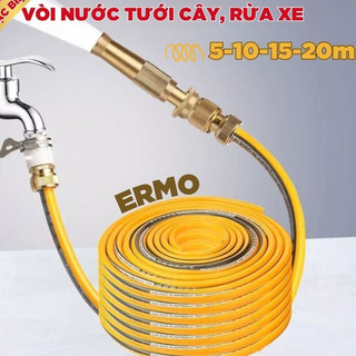 [Xả kho, dây 20m] Ermo Set vòi xịt áp lực cao dành cho tưới cây rửa xe tưới vườn