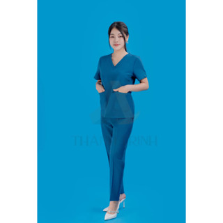 [LẺ QUẦN] Scrubs bác sĩ, áo scrubs nữ cao cấp, quần ao phòng mổ, đồng phục y tế cao cấp cotton Nhật - THÀNH TRINH