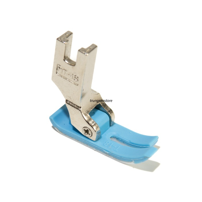 chân vịt nhựa XANH LAM 5 li MT18 đế 2 lớp / 2 da máy may 1 kim công nghiệp jack , siruba , juki ...