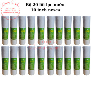 Bộ 20 lõi lọc nước số 1 nesca 10 inch