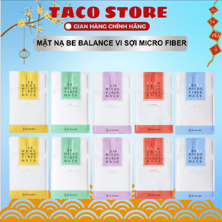  Mặt nạ Be’Balance Be Balance Vải Vi Sợi Cao Cấp Cấp Ẩm Phục Hồi Dưỡng Sáng Chăm Sóc Da Hàn Quốc 