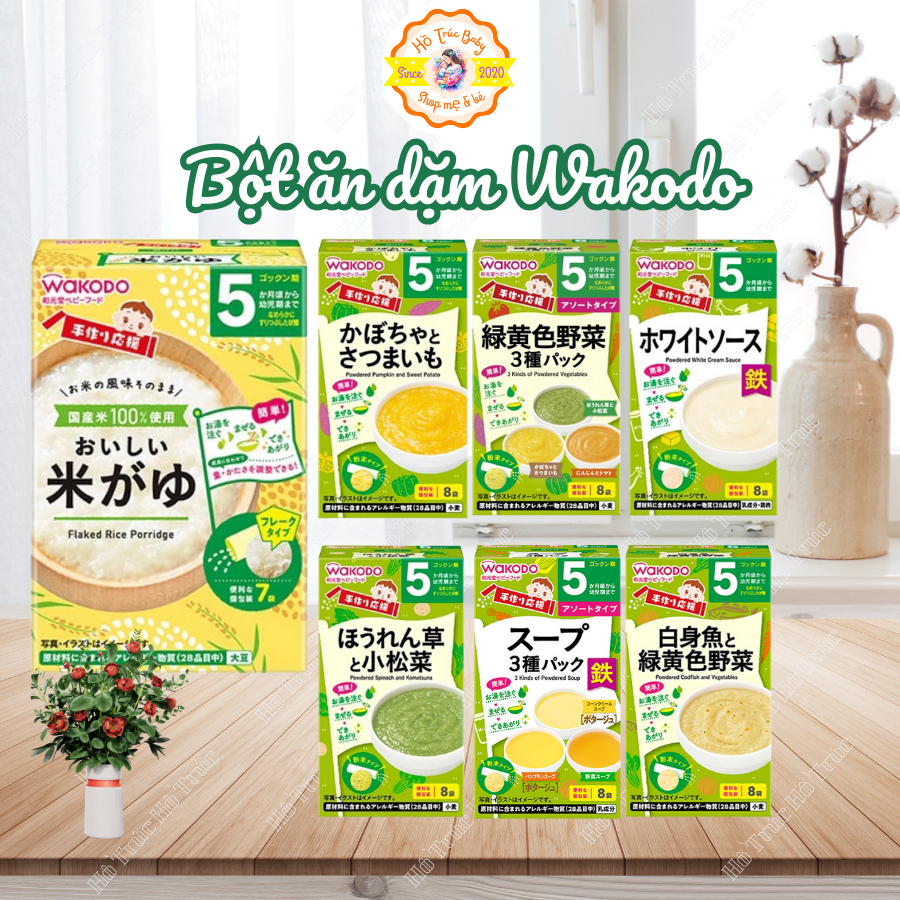 BỘT ĂN DẶM WAKODO CHO BÉ 5,7 tháng