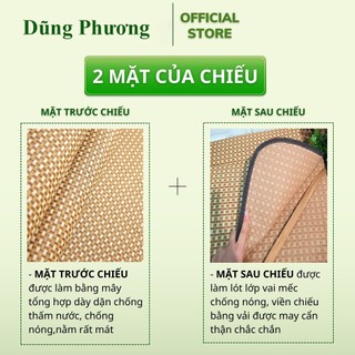 [ RẺ VÔ ĐỊCH ] Chiếu Điều Hòa Cao Cấp - chiếu mây tre đan lót lụa( ẢNH THẬT  )