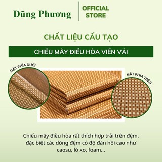 [ RẺ VÔ ĐỊCH ] Chiếu Điều Hòa Cao Cấp - chiếu mây tre đan lót lụa( ẢNH THẬT  )