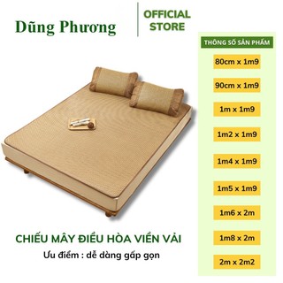 [ RẺ VÔ ĐỊCH ] Chiếu Điều Hòa Cao Cấp - chiếu mây tre đan lót lụa( ẢNH THẬT  )