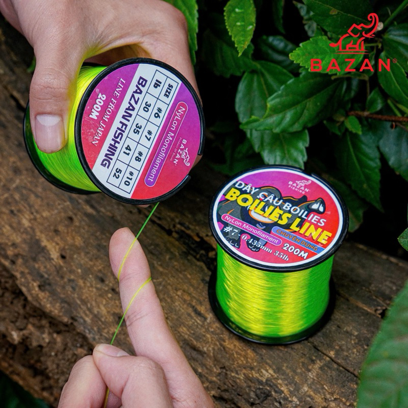 Cước Câu Cá Boilies Săn Hàng 200m - Boilies Bazan Fishing